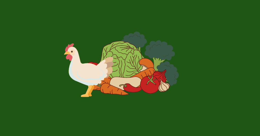 Lazy Keto Meals. Green background with an animated chicken and vegetables.