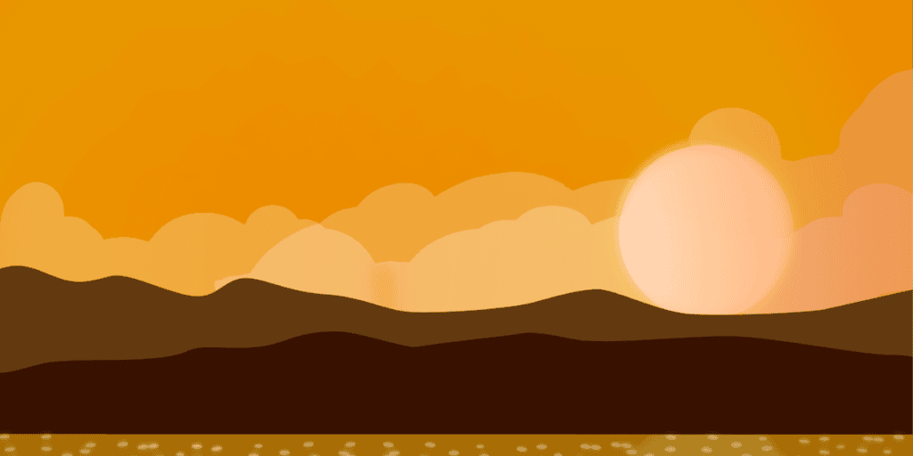 Animated afternoon picture