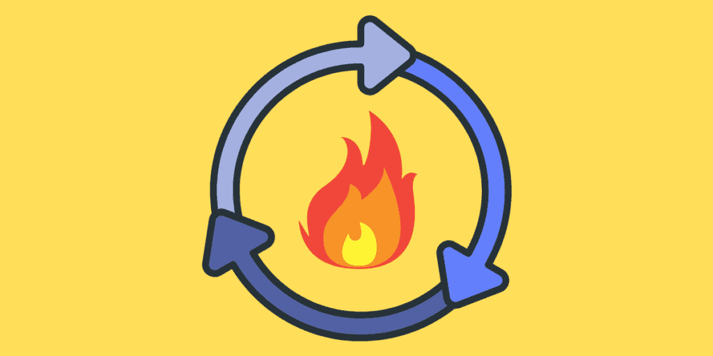 CKD cycle with fire in the middle