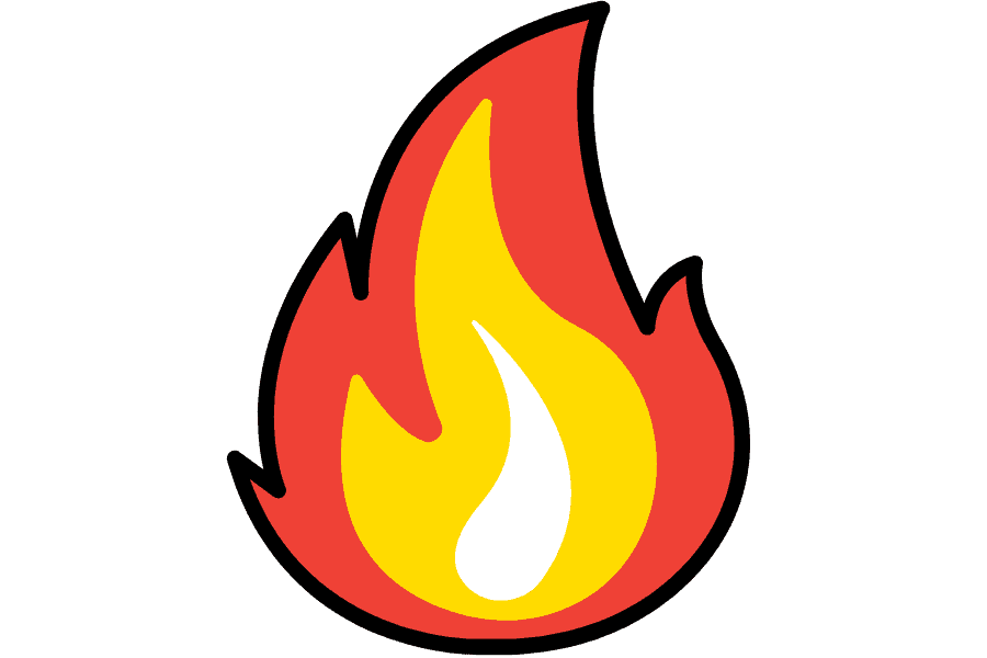 Cartoon fire