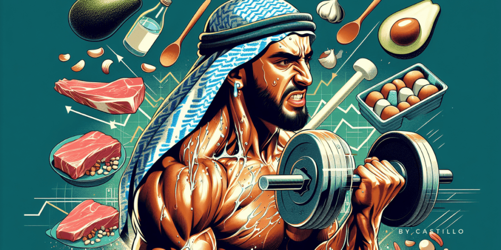 Targeted ketogenic diet. Illustration of a person exercising.-min-min