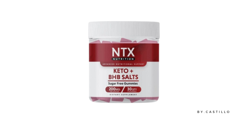 NTX Nutrition Keto + BHB Salts suagr free gummies. Best Keto Weight Loss Gummies.