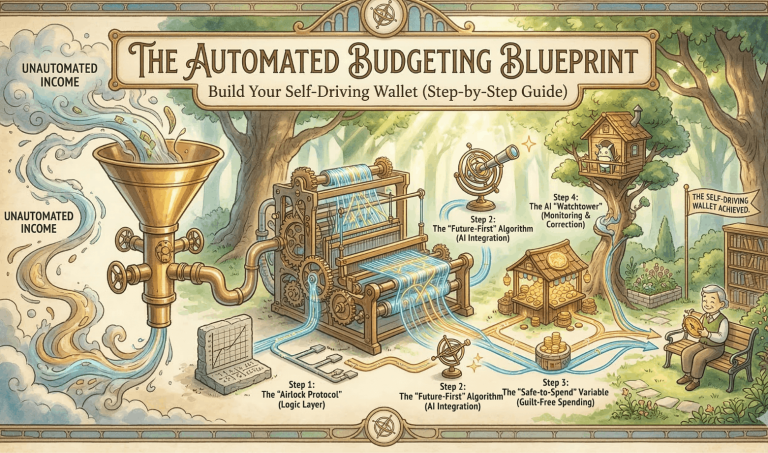 Automated Budgeting Blue Print Blog Banner.