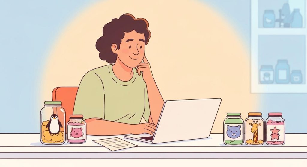 A person at his desk thinking about what is a sinking fund.